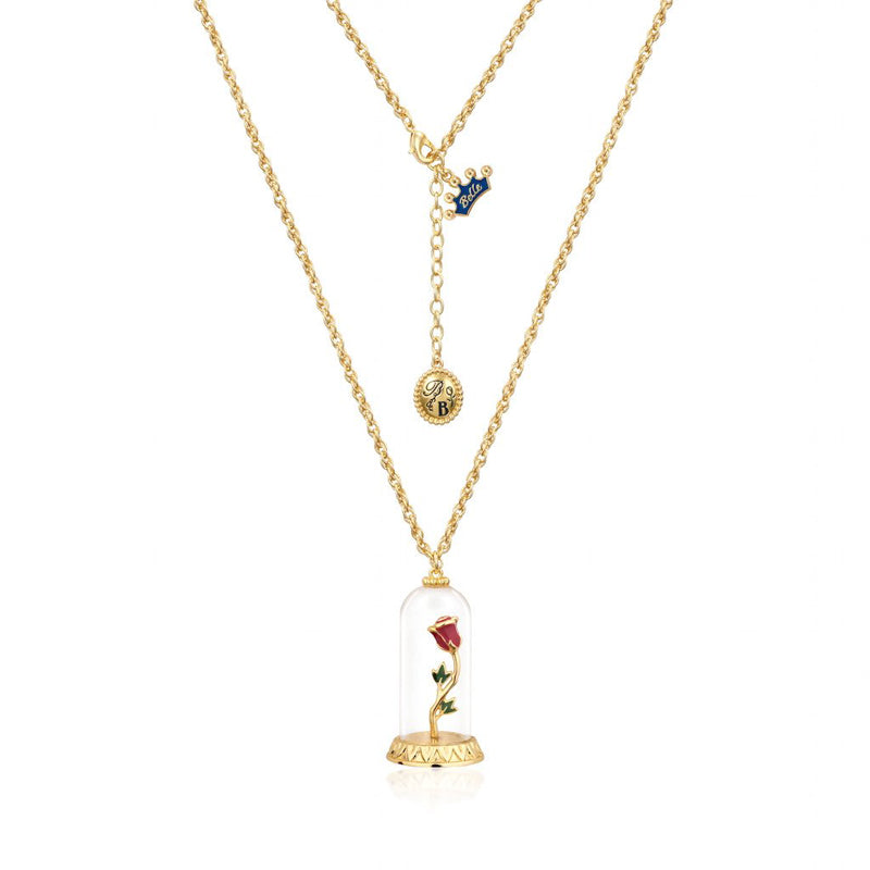 Enchanted Rose Necklace Yellow Gold
