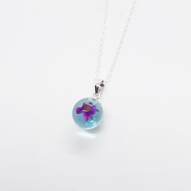 BOTANIGEM Dew Drops Necklace Aqua