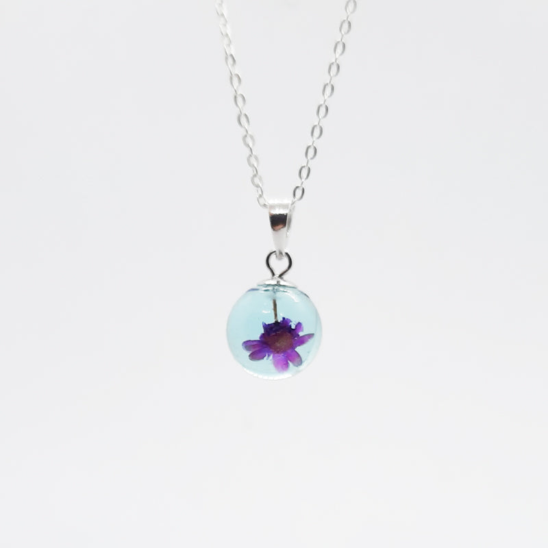 BOTANIGEM Dew Drops Necklace Aqua