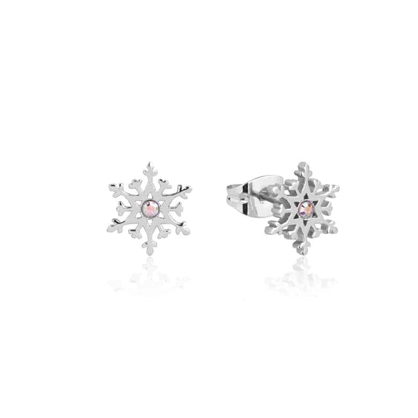 Frozen 2 Elsa Crystal Snowflake Stud Earrings
