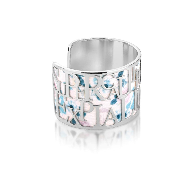 Mary Poppins Supercalifragilistic-expialidocious Bangle Silver