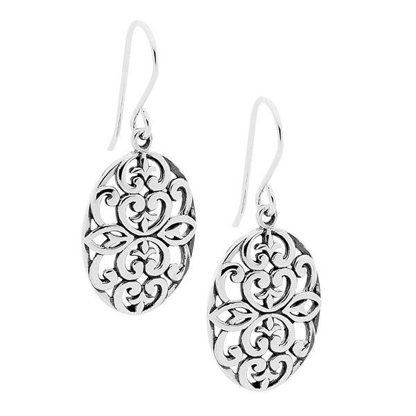 Enigma Oxidised Silver Earrings