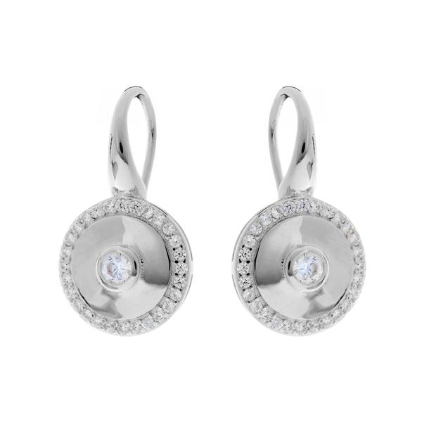 CHARLIE ROUND SILVER EARRINGS