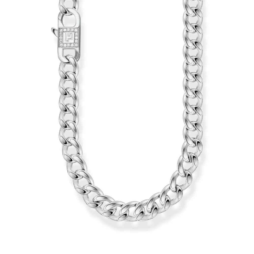Heritage Curb Chain Necklace Silver