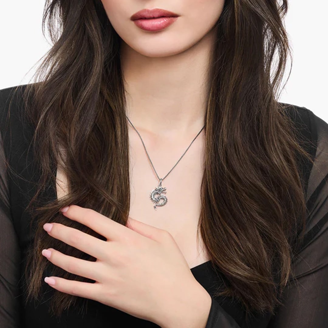 Necklace with Dragon Pendant