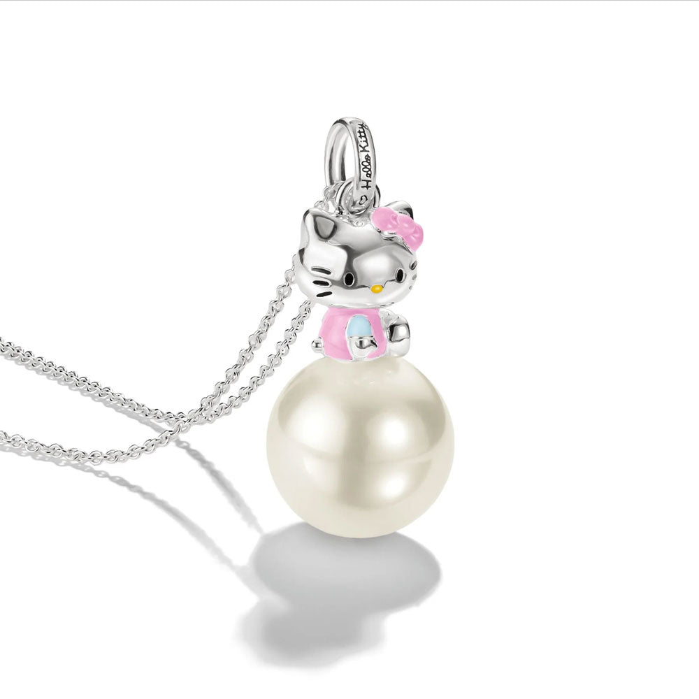 Hello Kitty Necklace with Pearl