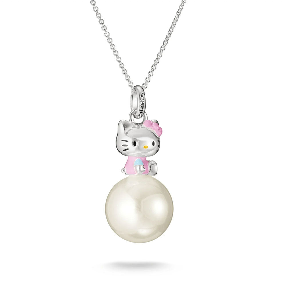 Hello Kitty Necklace with Pearl