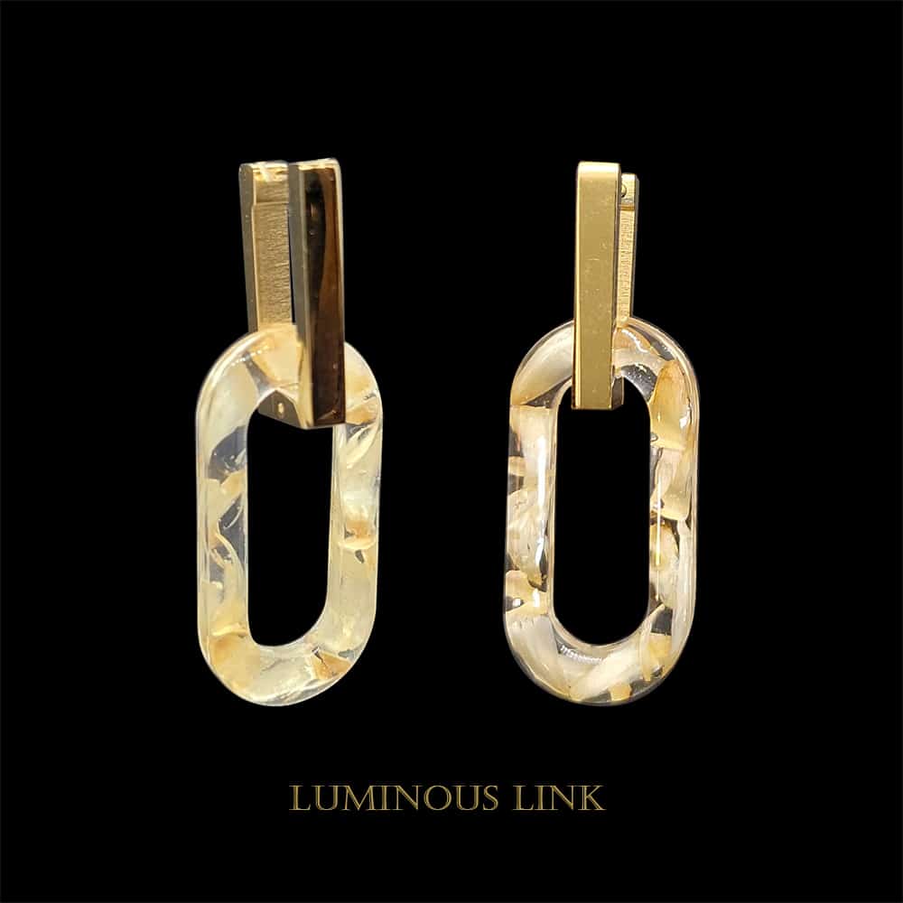 Luminous Link Earrings