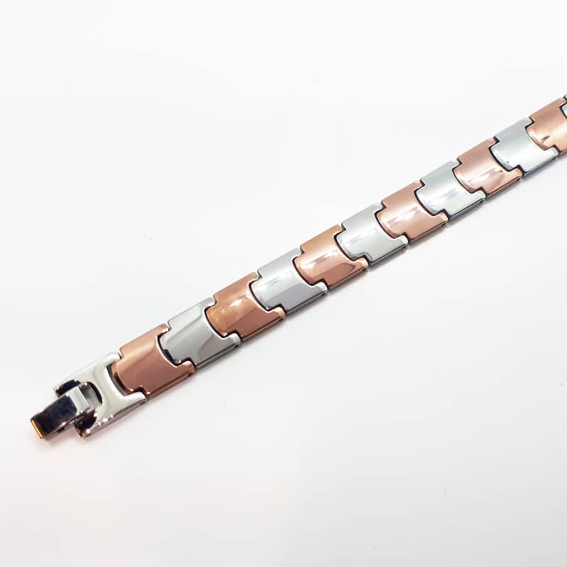 Tungsten Carbide and Steel Men's Bracelet