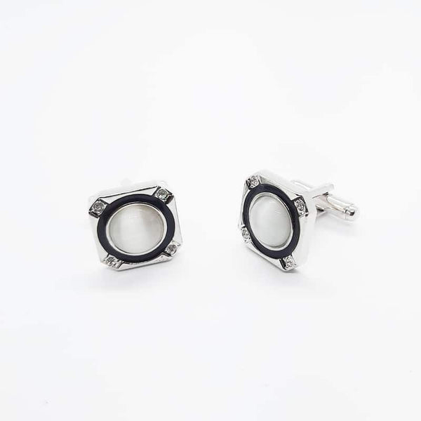 Round Cat's Eye Cufflinks