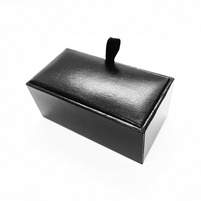 Black Stripe Enamel Cufflinks