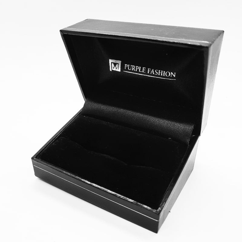 Hammered Silver Colour Cufflinks