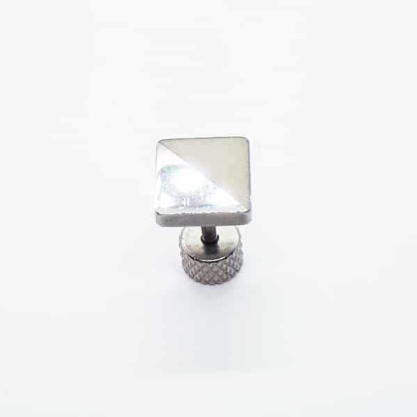 Stainless Steel 7mm Square Earring ME094-2