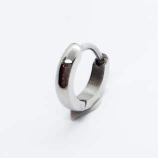 Stainless Steel High Polished Huggie