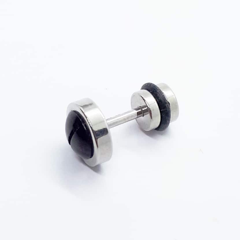 Stainless Steel Bolt Head Screw Earring ME107-3
