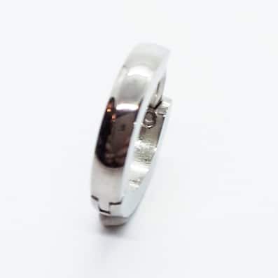 Stainless Steel High Polished Huggie