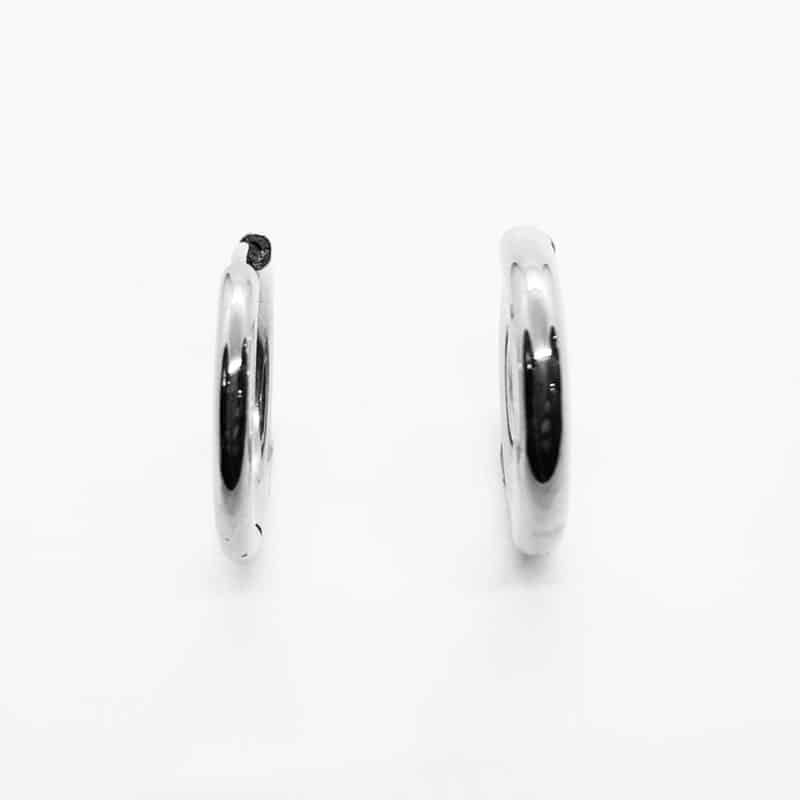 Stainless Steel Single Large Hoop Earring