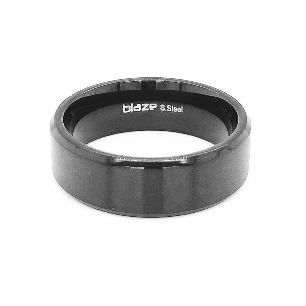 Brushed Ring with Polished Edges
