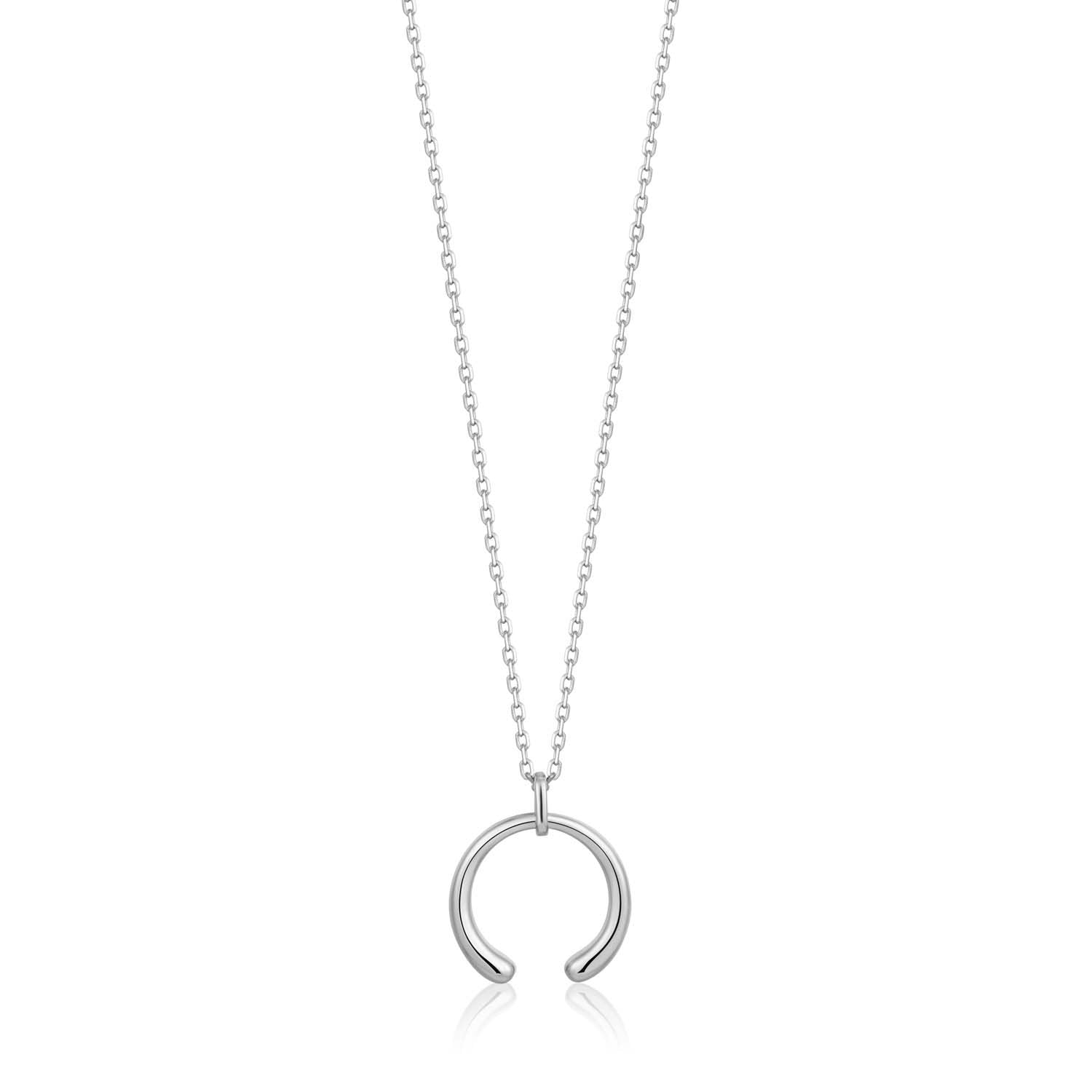 Silver Luxe Curve Necklace