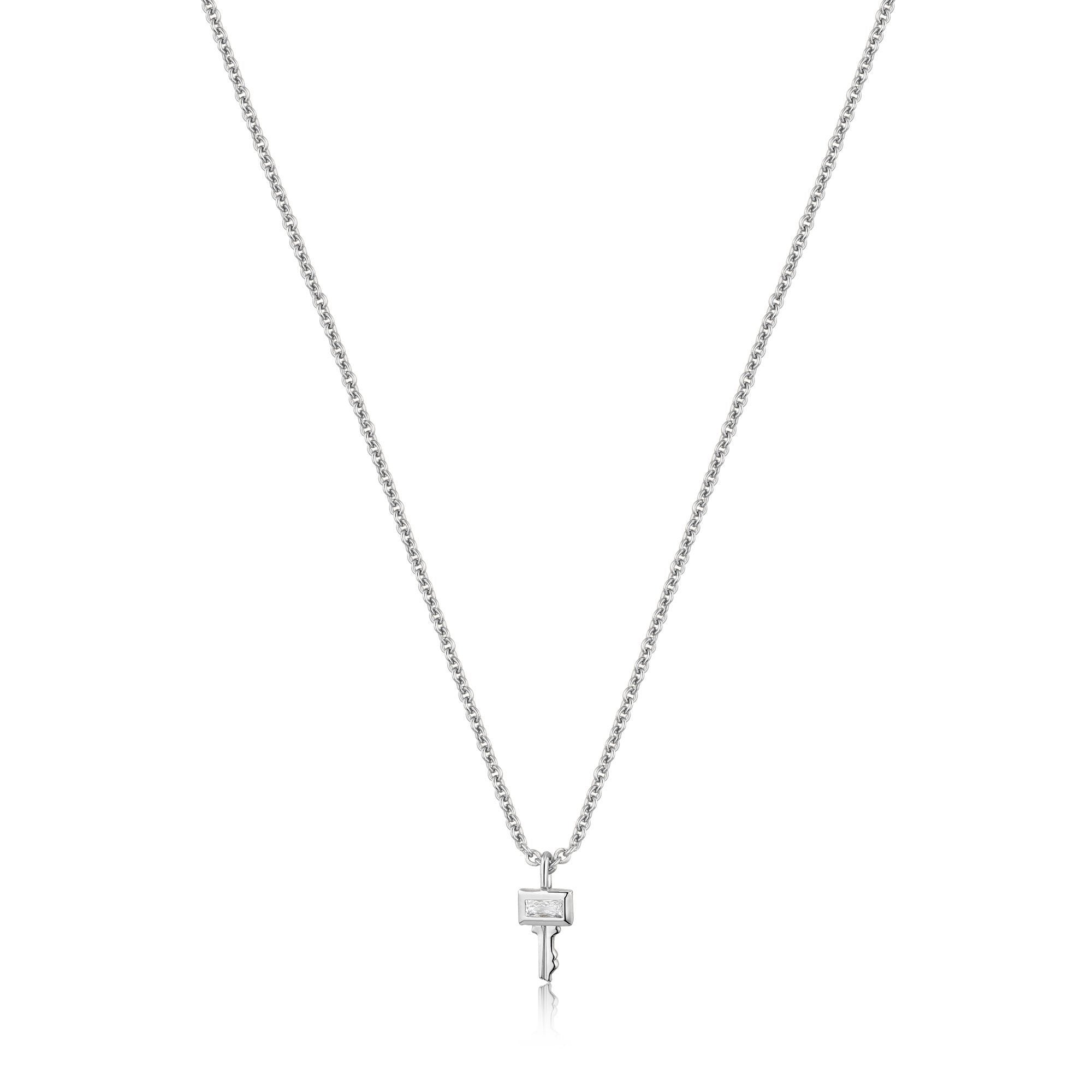 Silver Key Necklace