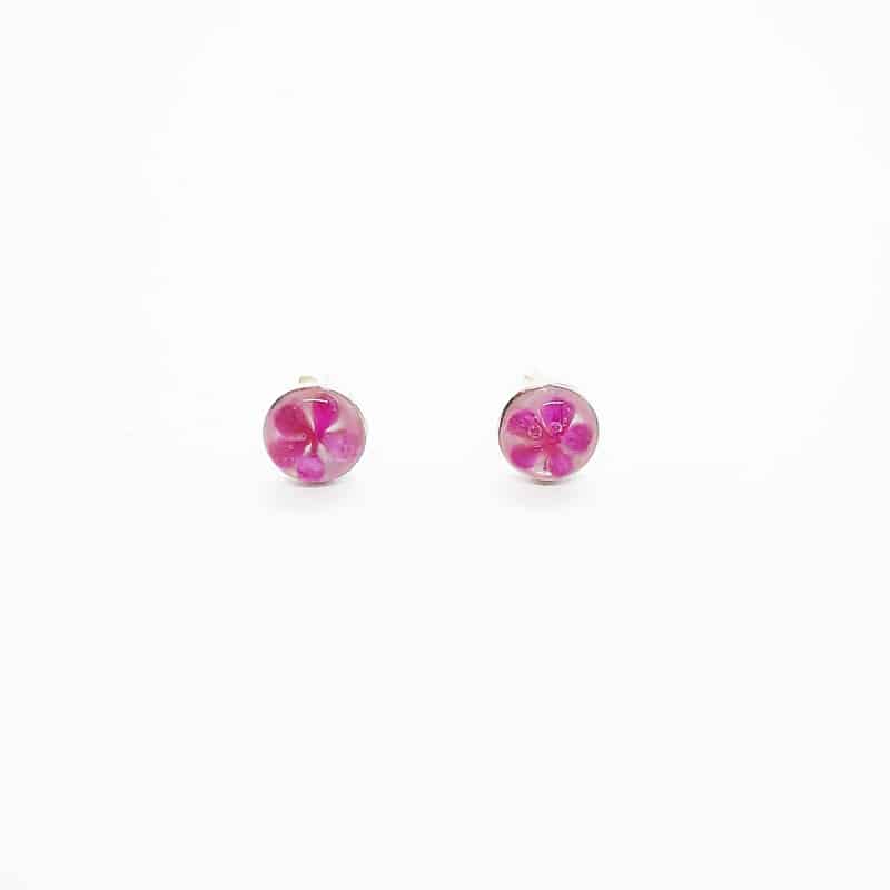 Petite Pink Stud MOP Earrings