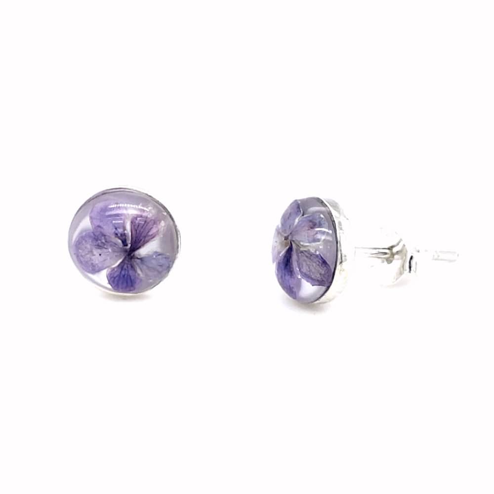 Petite Purple MOP Stud Earrings