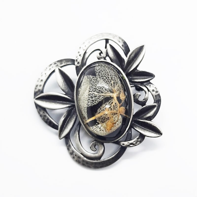 Pewter Brooch or Pendant