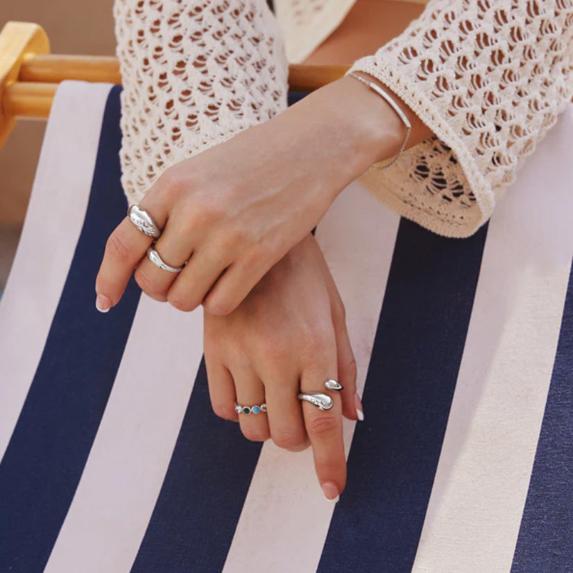 Silver Bold Dome Ring