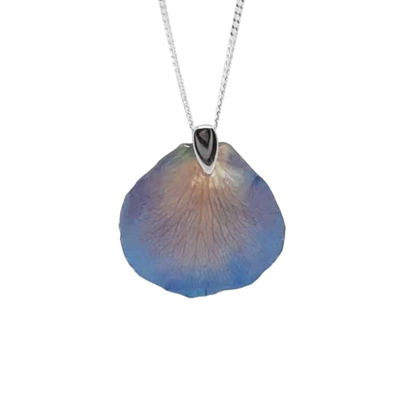 Romantic Rose Petal Necklace 2017 Blue
