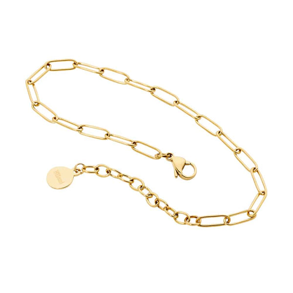 Gold Plated Sterling Silver Chain Bracelet