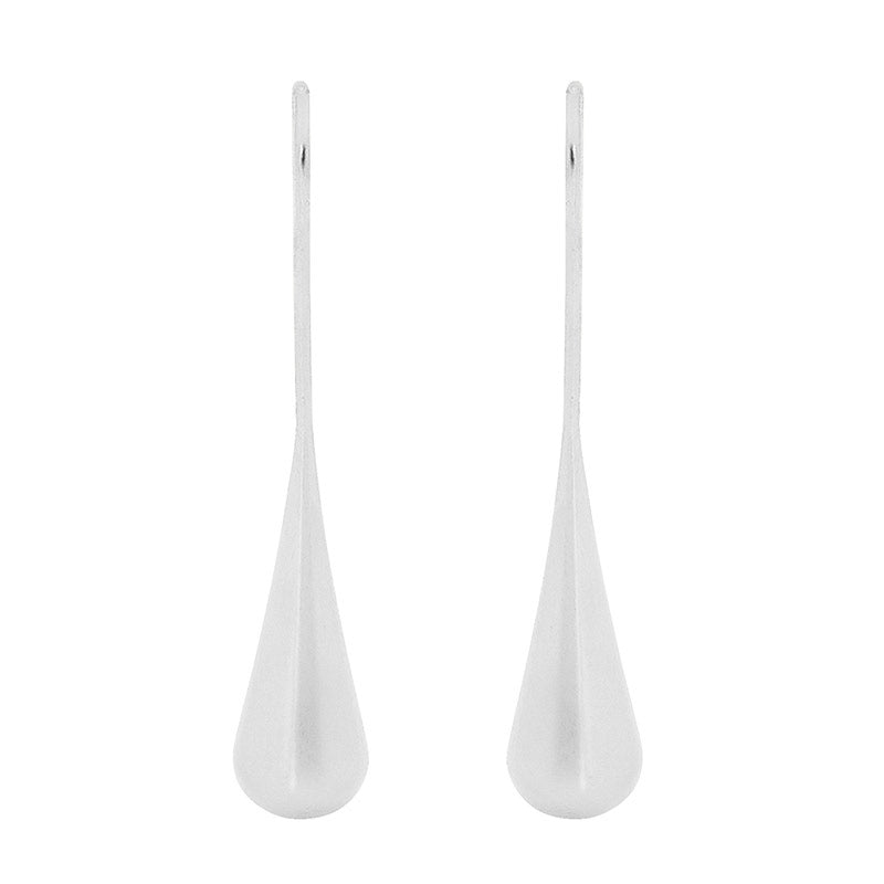 Stainless Steel Skinny Drop Earrings