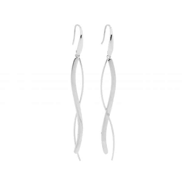 Stainless Steel Long Drop Earrings