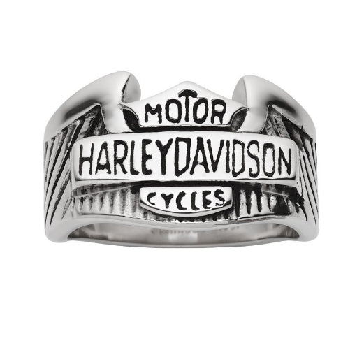Stainless Steel Men's Motorbike Ring