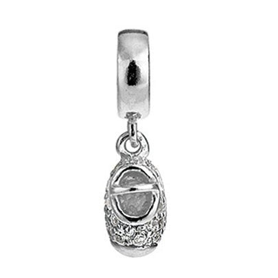 TP070CZ Child's Silver Shoe Charm