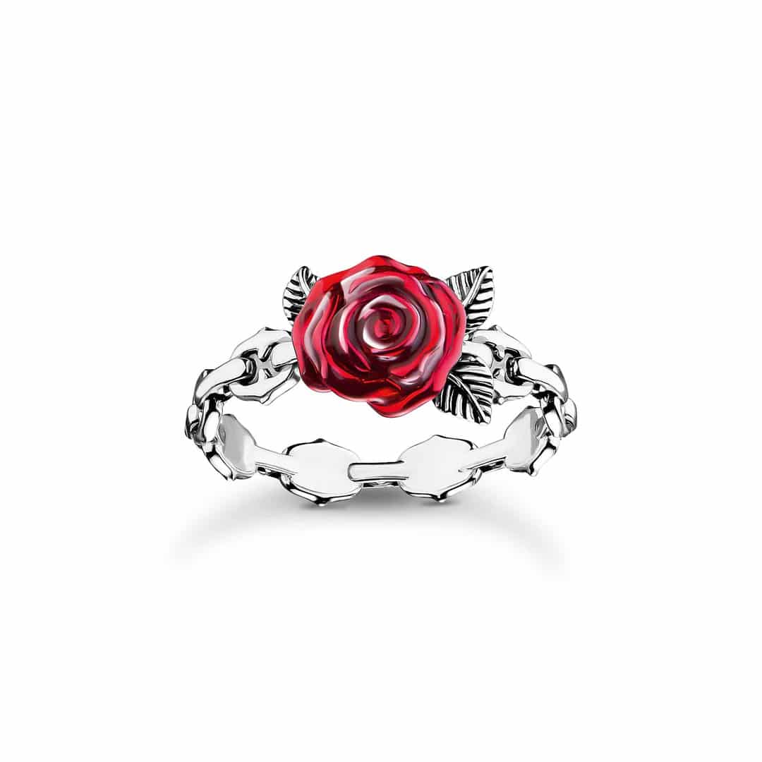 Romance Ring Red Rose