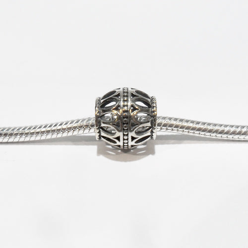 TT612 Filigree Patterned Spacer Charm
