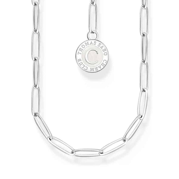 Member Charm necklace with Charmista Disc Silver