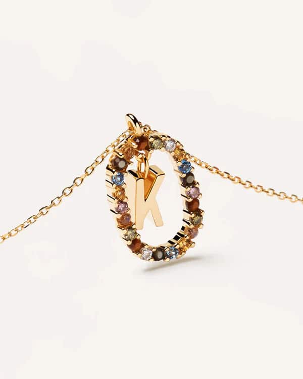 LETTER K NECKLACE