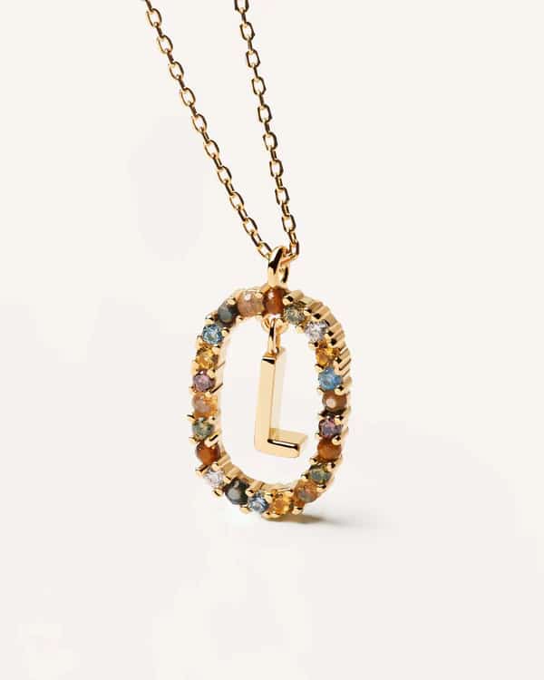 LETTER L NECKLACE
