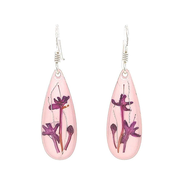 Assorted Earrings Red Valerian