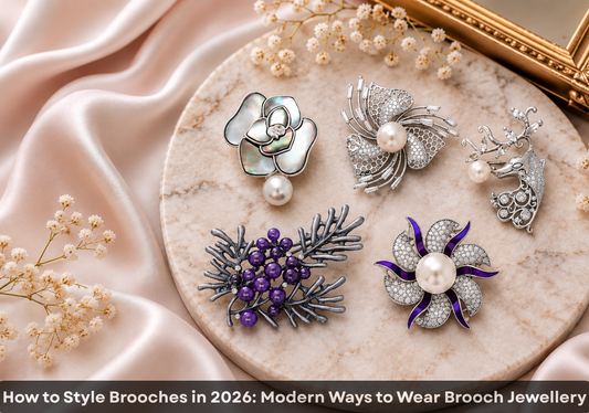 How to Style Brooches in 2026 Modern Ways to Wear Brooch Jewellery