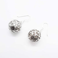 Antique Silver Lace Harmonyball Earrings