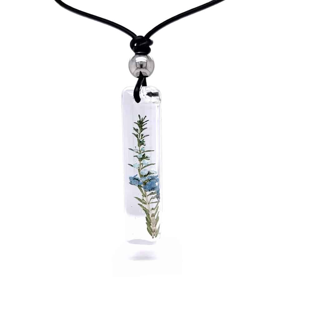Leptospermum Leather Chain Necklace