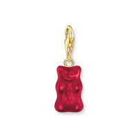 Charm Pendant Goldbears in Red