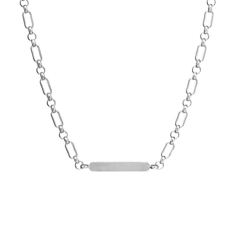 ID Plate Chunky Link Necklace