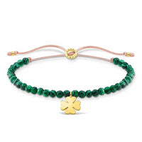 Malachite Cloverleaf Bracelet