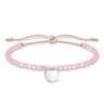 Heart and Rose Quartz Bracelet