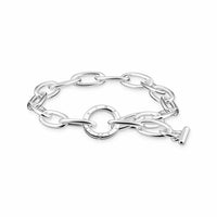Modern classic: Chain bracelet with ring clasp