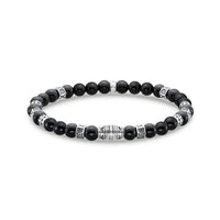 Black Bead Elements Bracelet