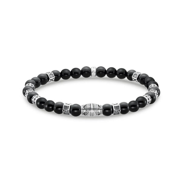 Black Bead Elements Bracelet